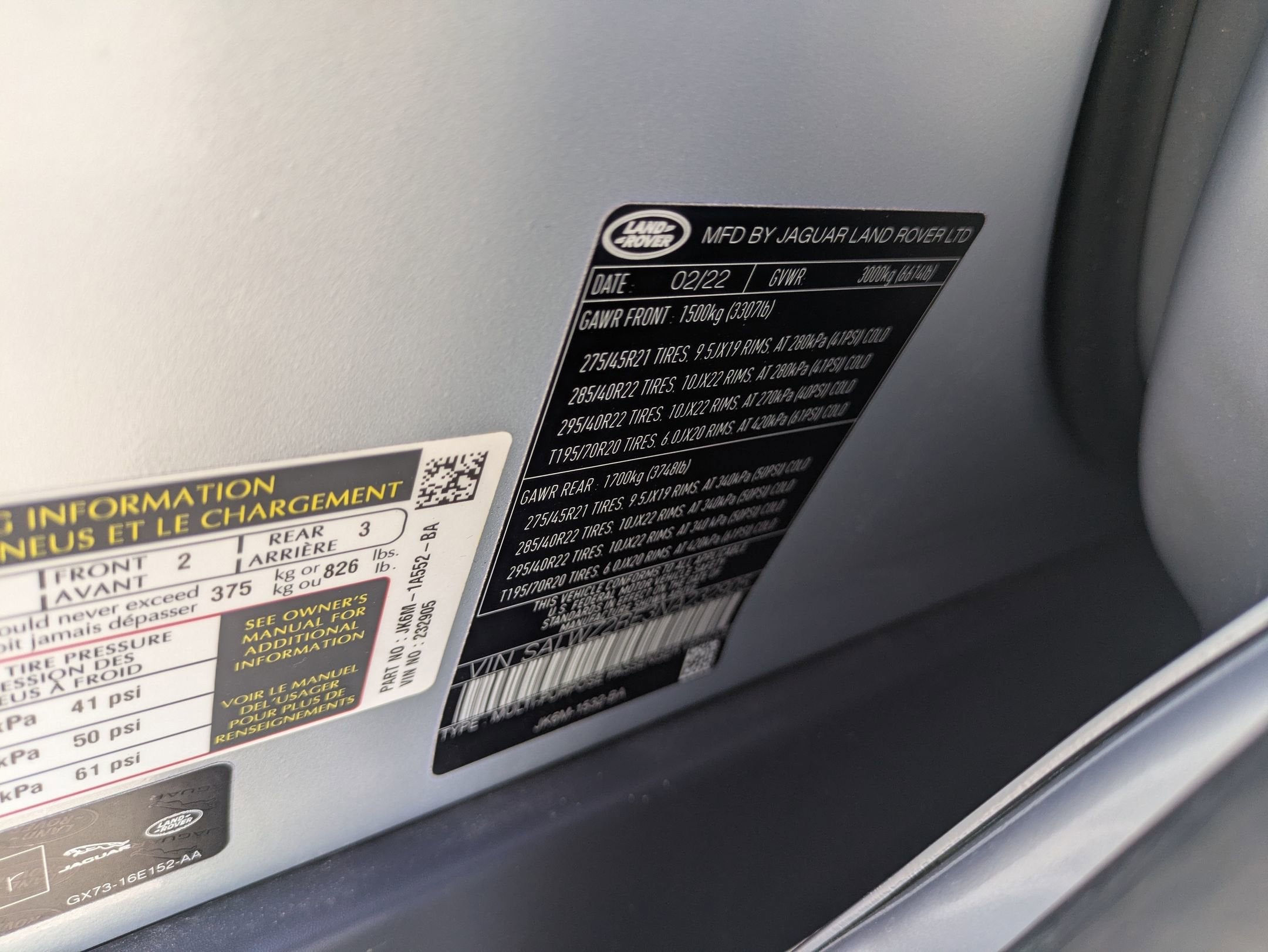 2022 Land Rover Range Rover Sport SVR