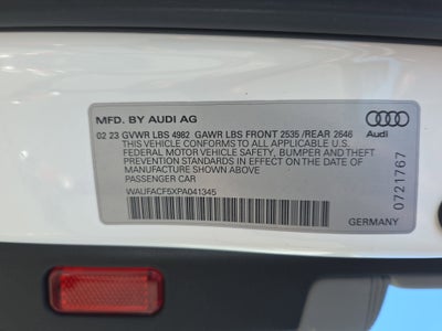 2023 Audi A5 Sportback S line Premium Plus