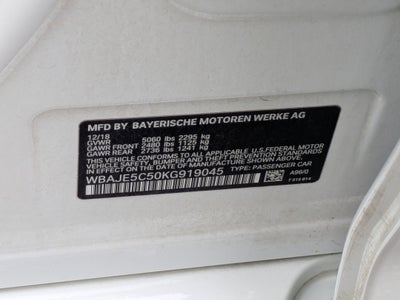 2019 BMW 5 Series 540i