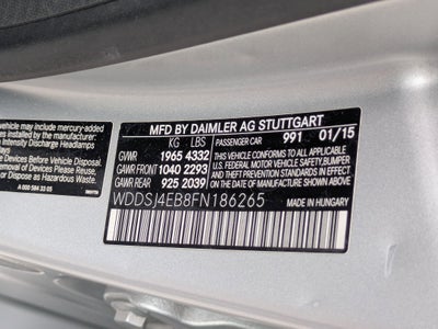 2015 Mercedes-Benz CLA CLA 250