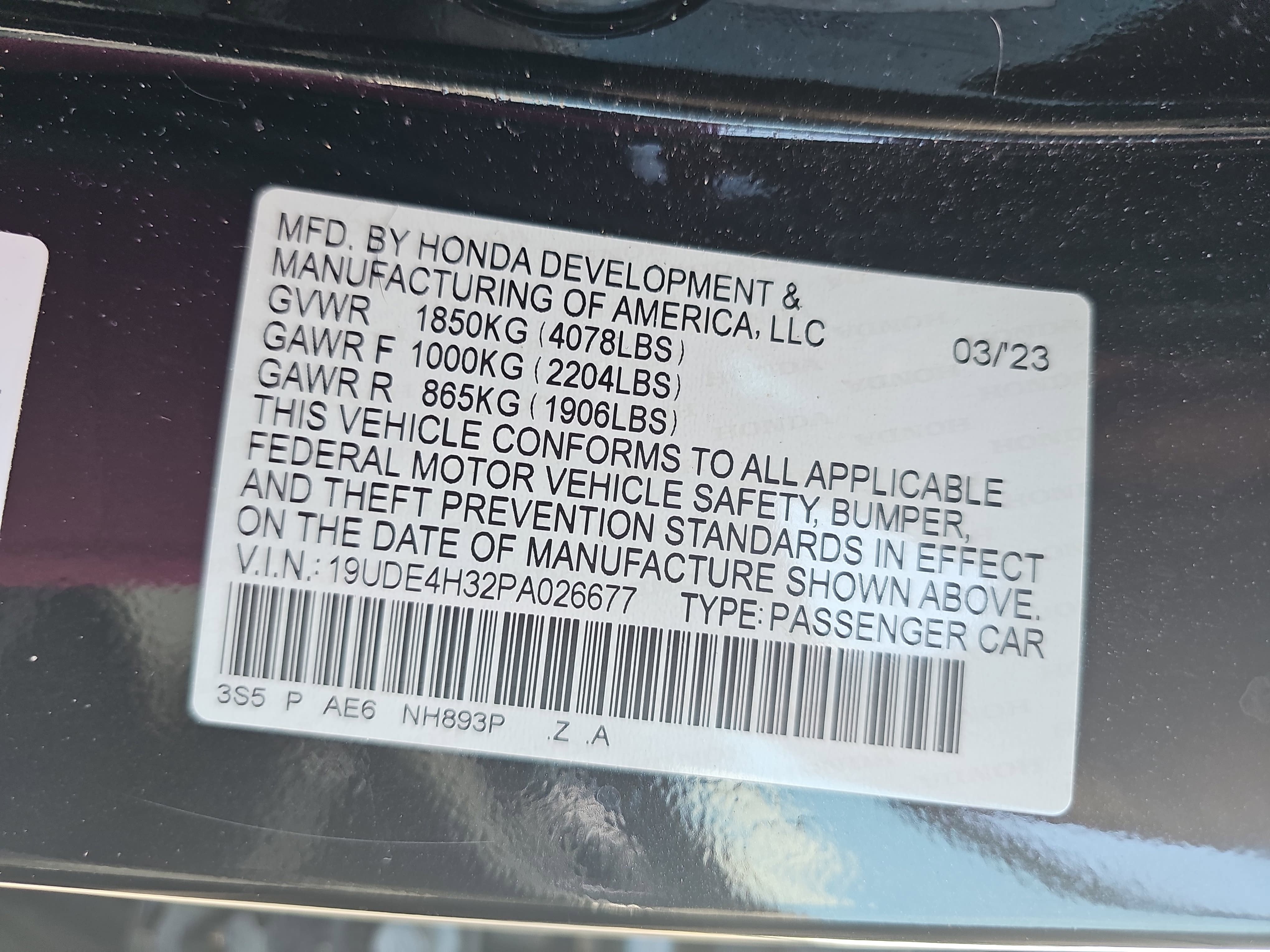 2023 Acura Integra CVT w/A-Spec Package