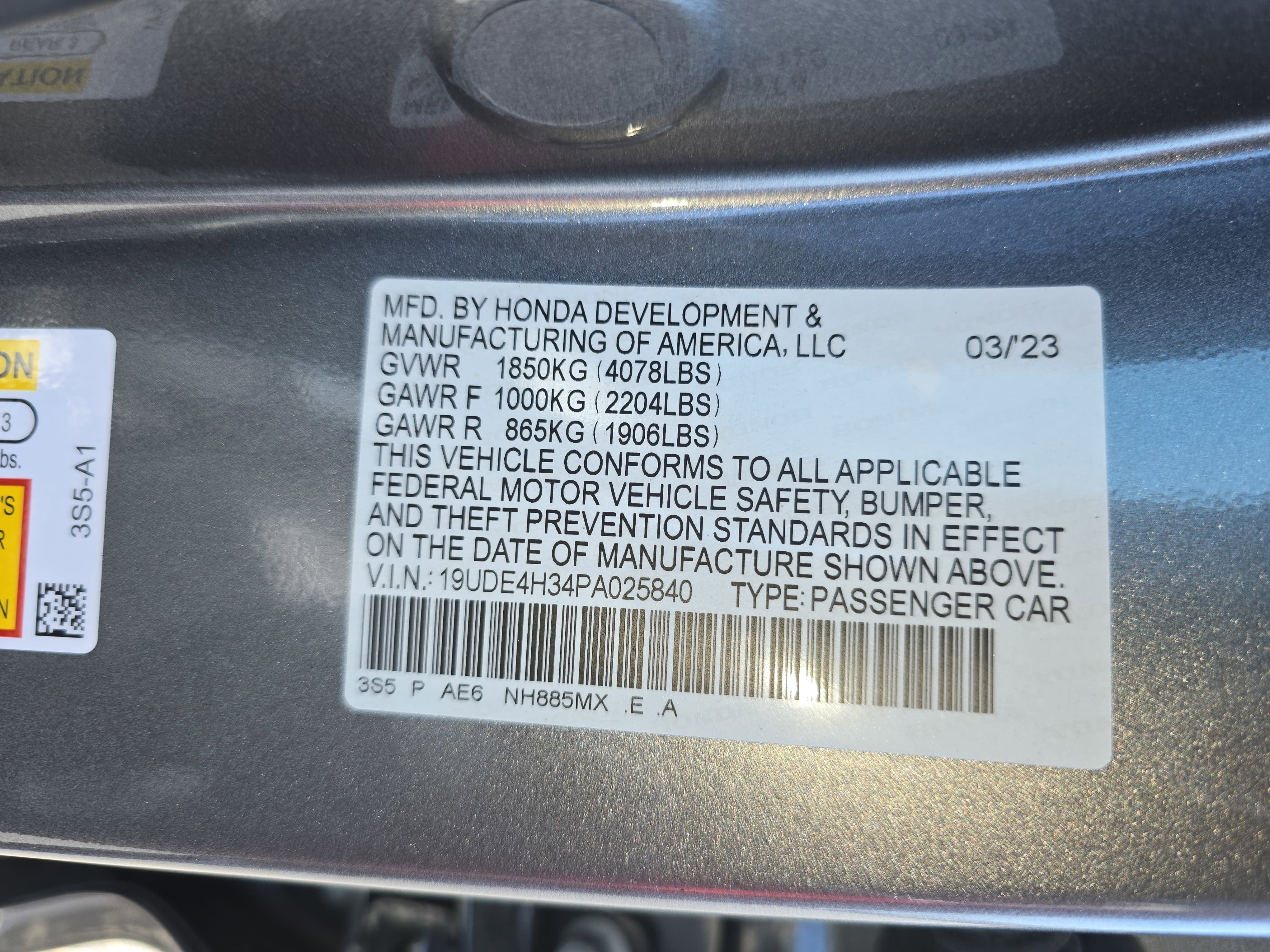 2023 Acura Integra CVT w/A-Spec Package