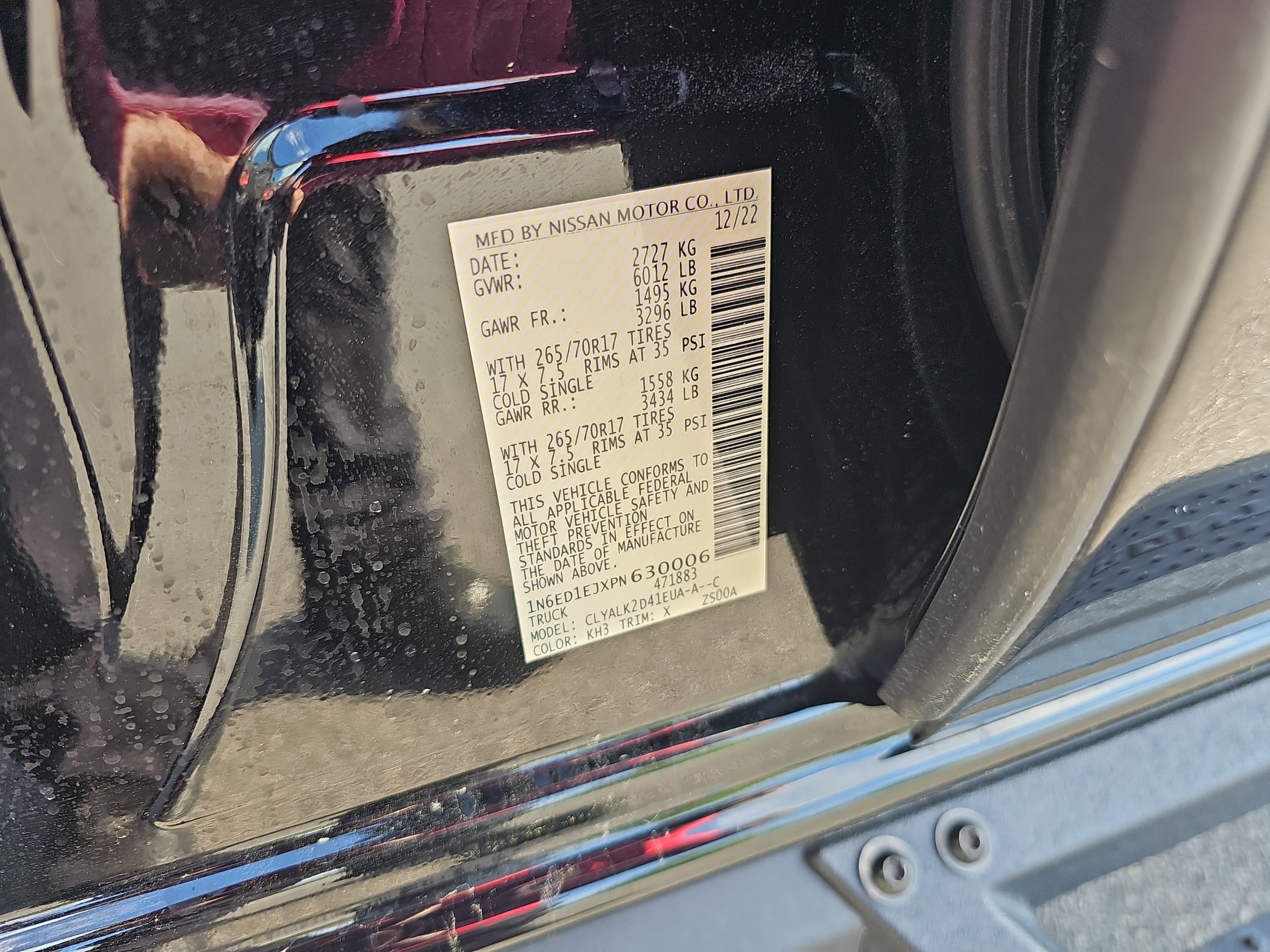 2023 Nissan Frontier Crew Cab 4x2 PRO-X Auto *Ltd Avail*