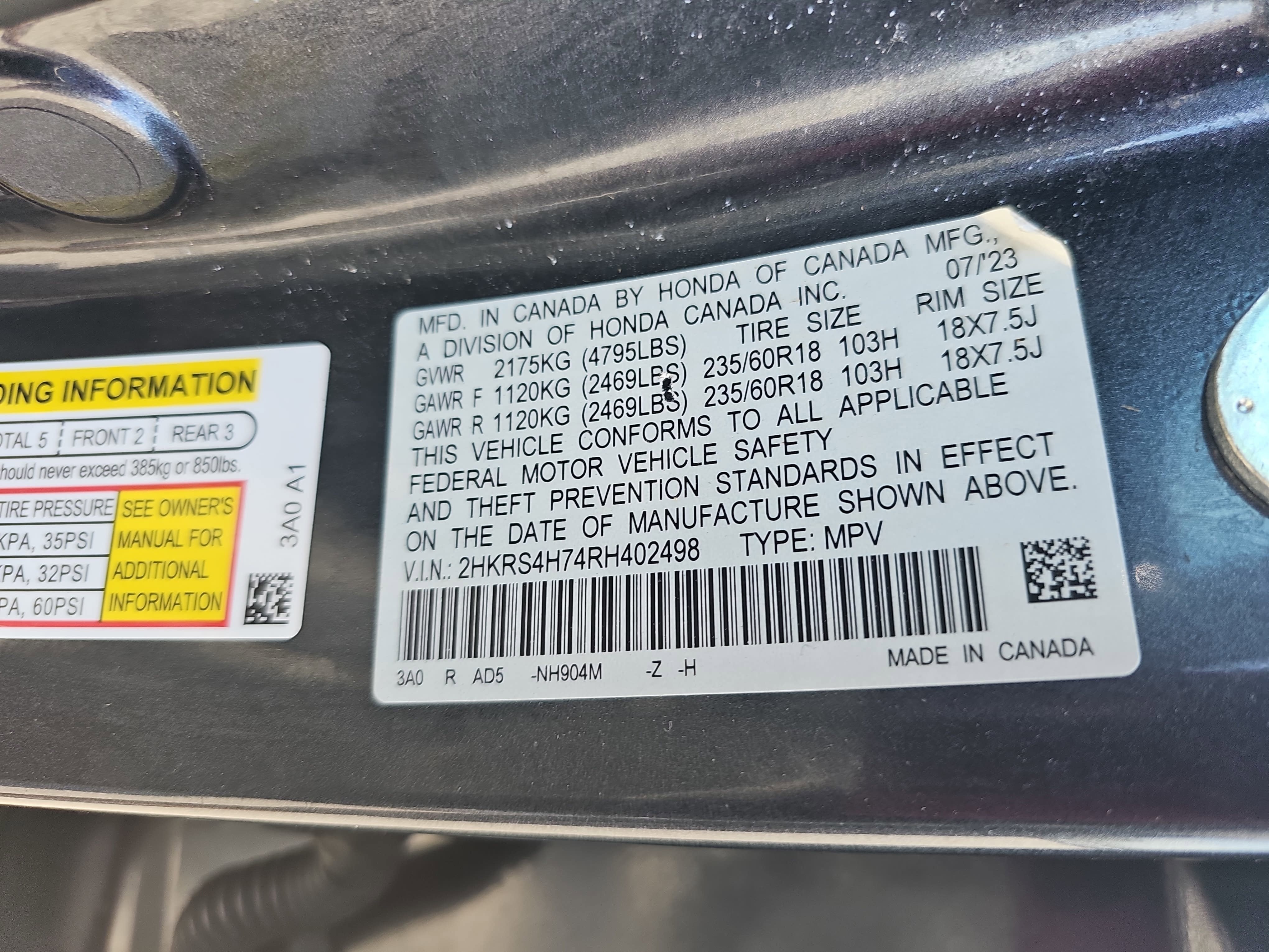2024 Honda CR-V EX-L AWD
