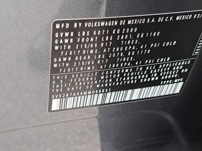 2021 Volkswagen Tiguan 2.0T SE 4MOTION