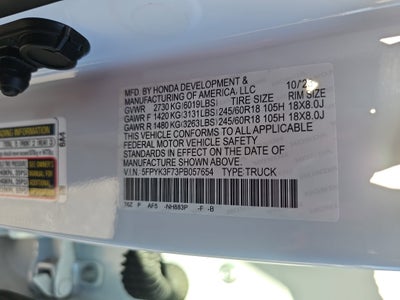 2023 Honda Ridgeline RTL-E AWD