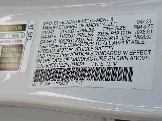 2023 Acura RDX FWD w/Technology Package