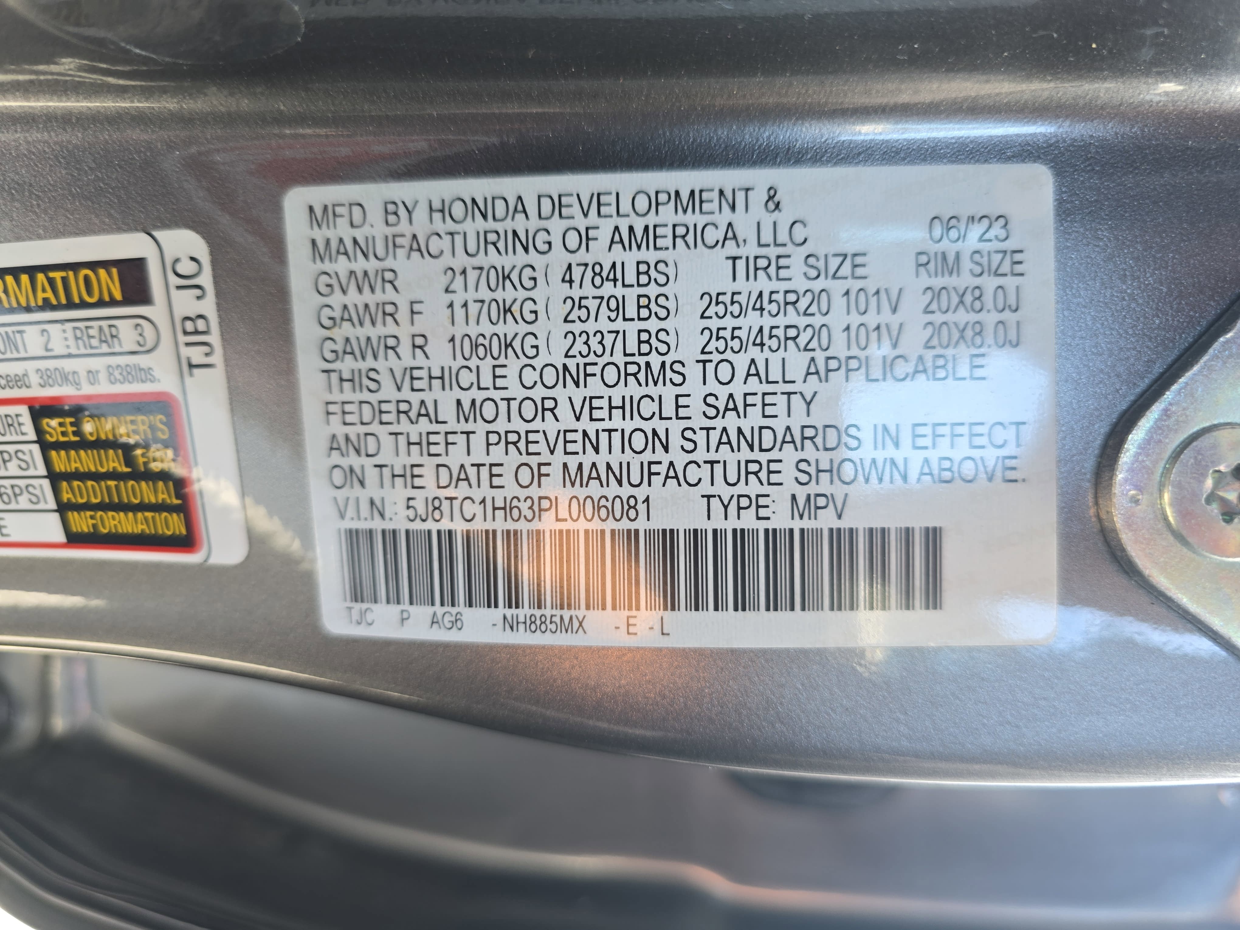 2023 Acura RDX FWD w/A-Spec Package