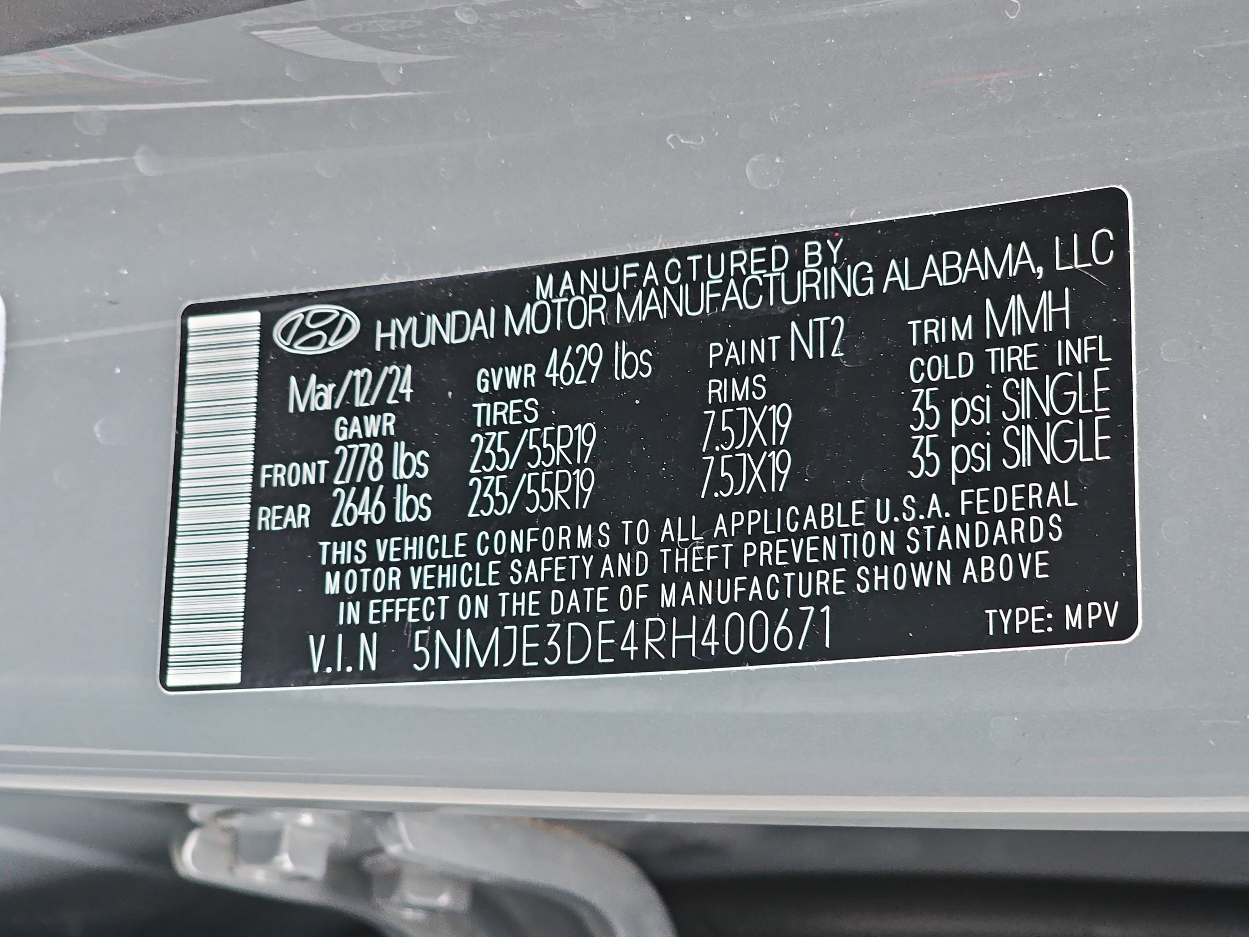 2024 Hyundai Tucson Limited FWD