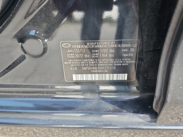 2013 Hyundai Elantra 4dr Sdn Auto GLS PZEV (Alabama Plant)