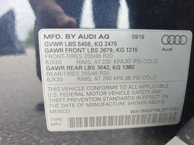 2020 Audi Q5 Premium Plus 45 TFSI quattro