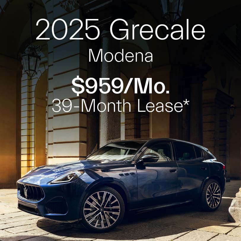 2025 Grecale Modena Lease Special
